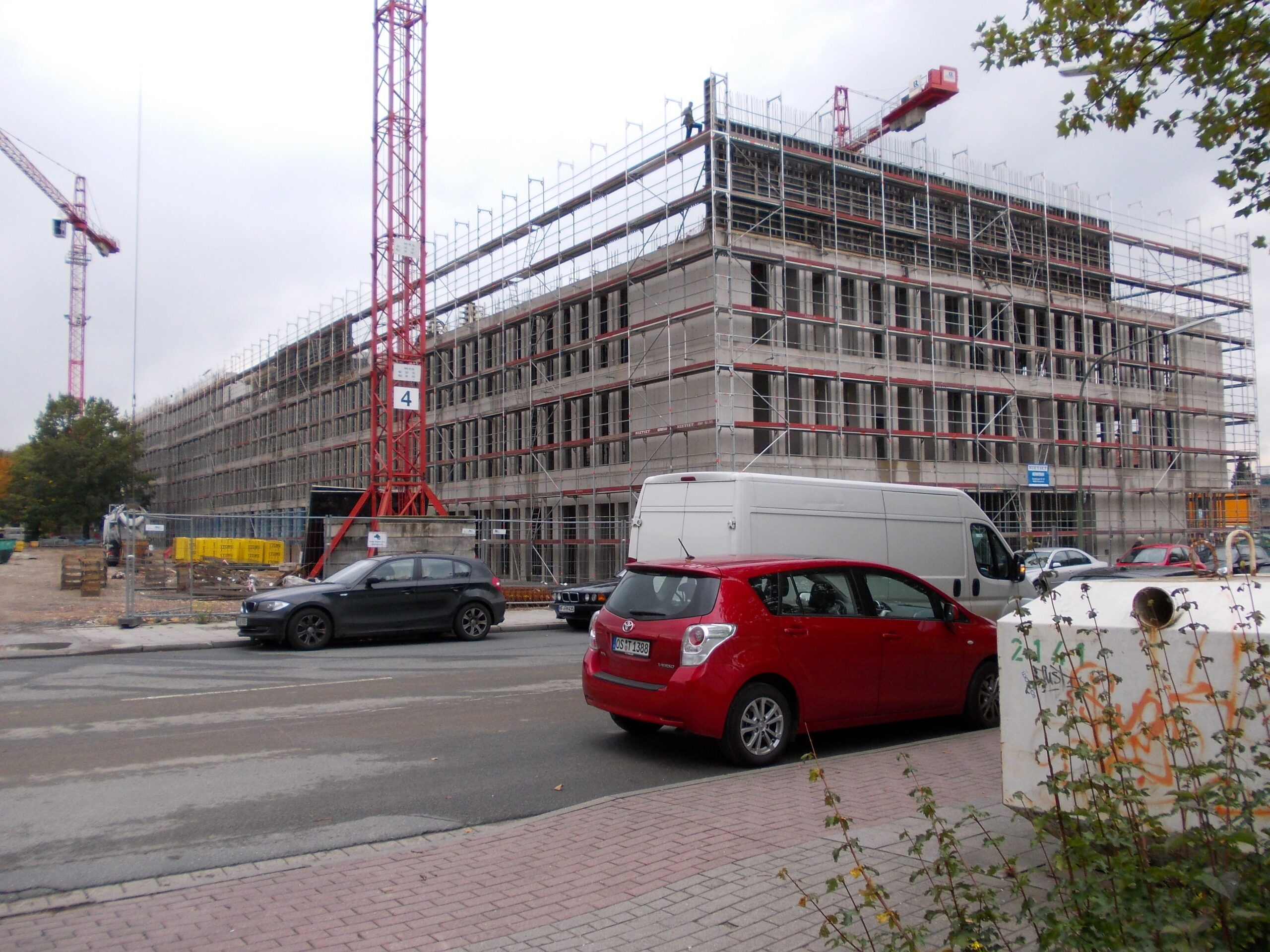 Nietiet Gerüstbau – Neubau Bibliothek Uni Osnabrück