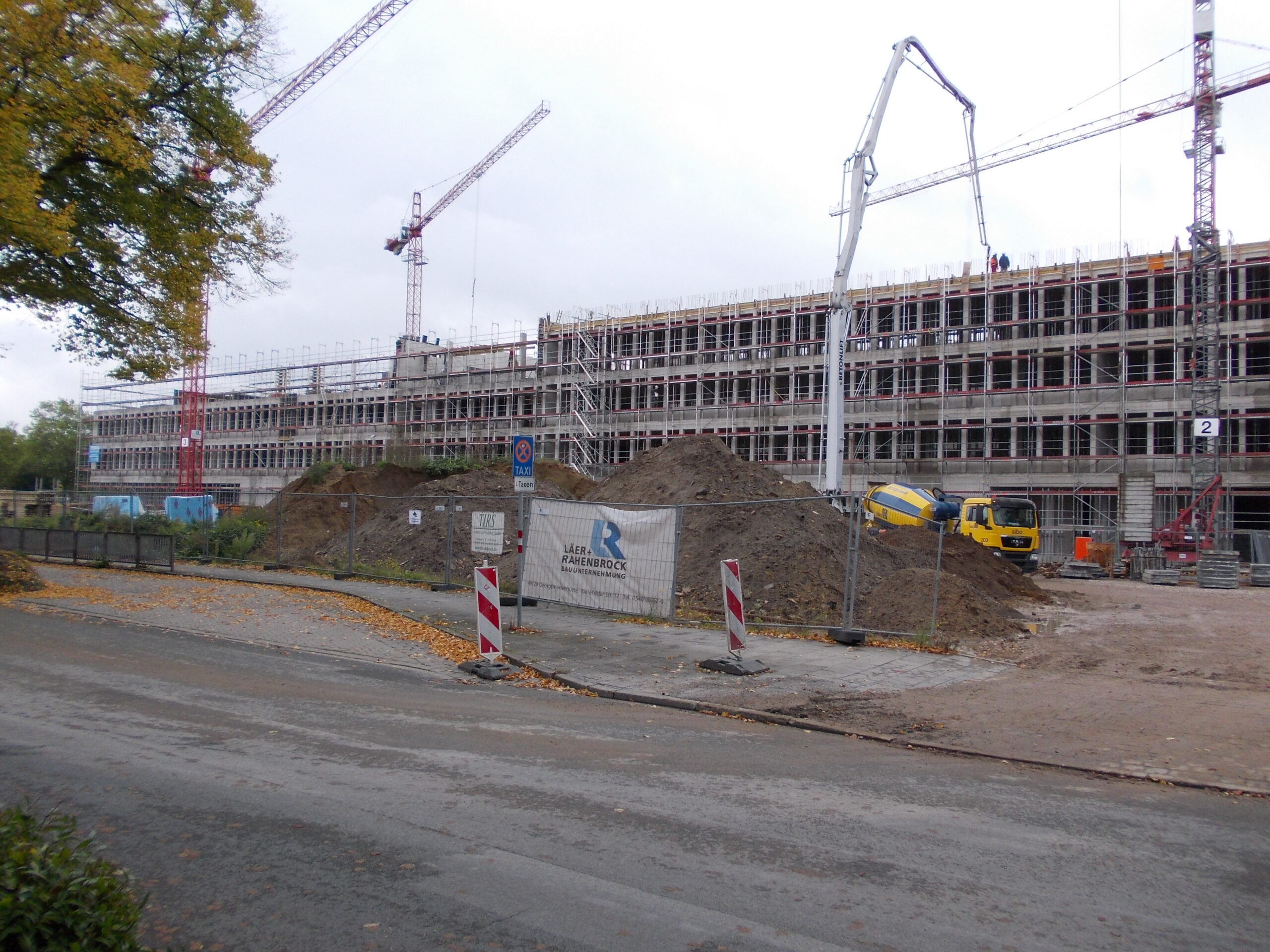 Nietiet Gerüstbau – Neubau Bibliothek Uni Osnabrück