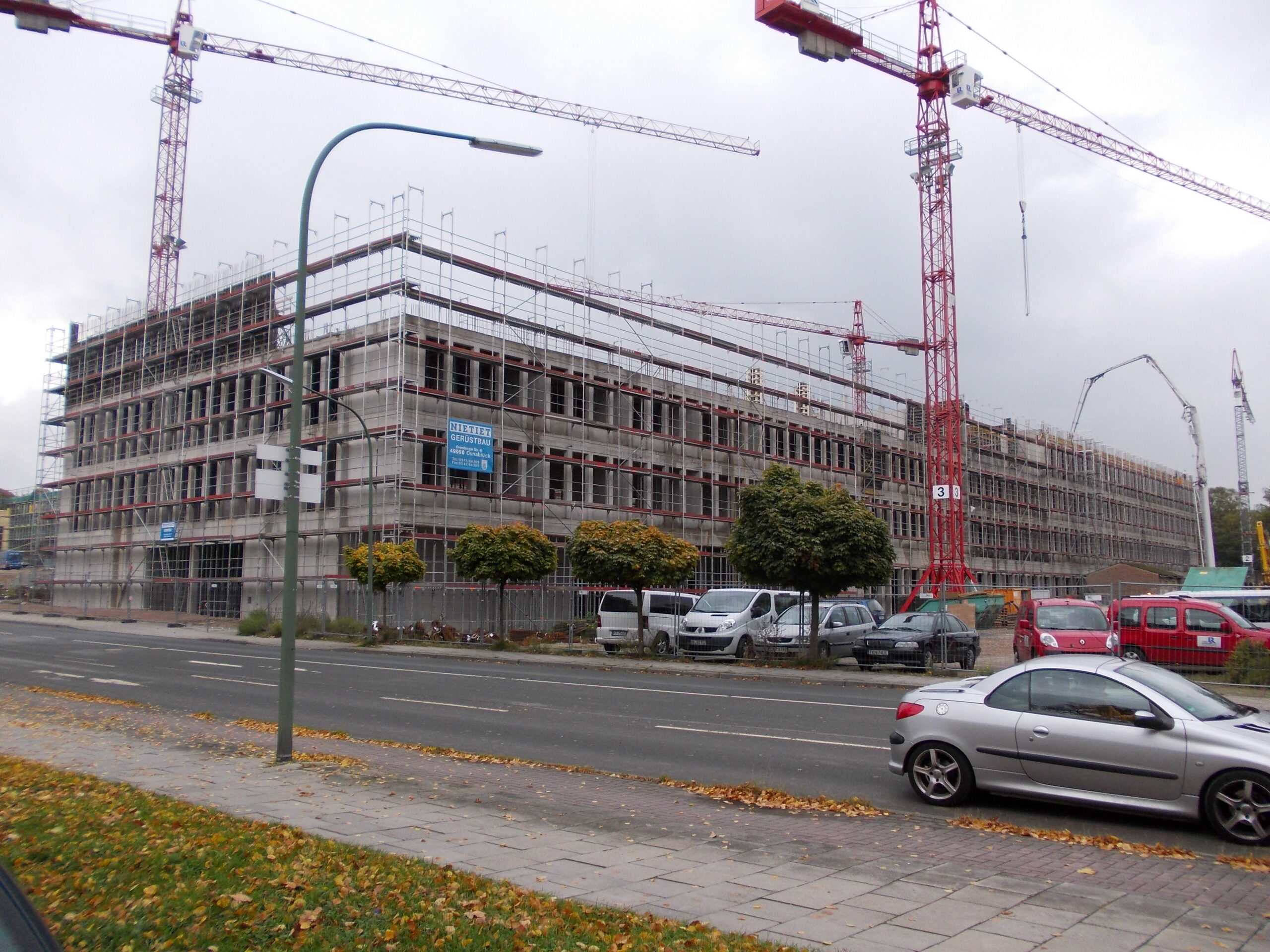 Nietiet Gerüstbau – Neubau Bibliothek Uni Osnabrück