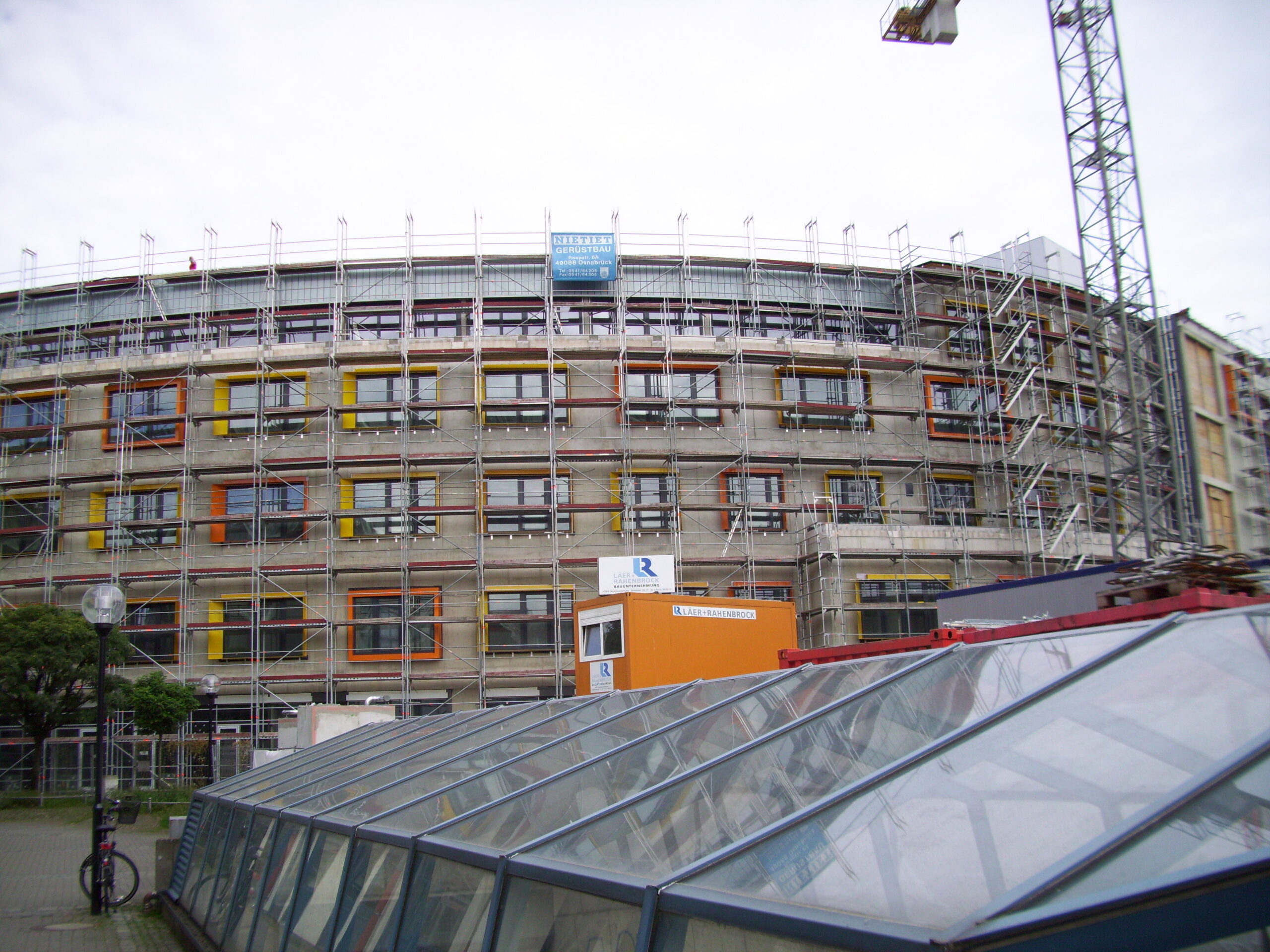 Nietiet Gerüstbau – Neubau Kinderhospital Osnabrück