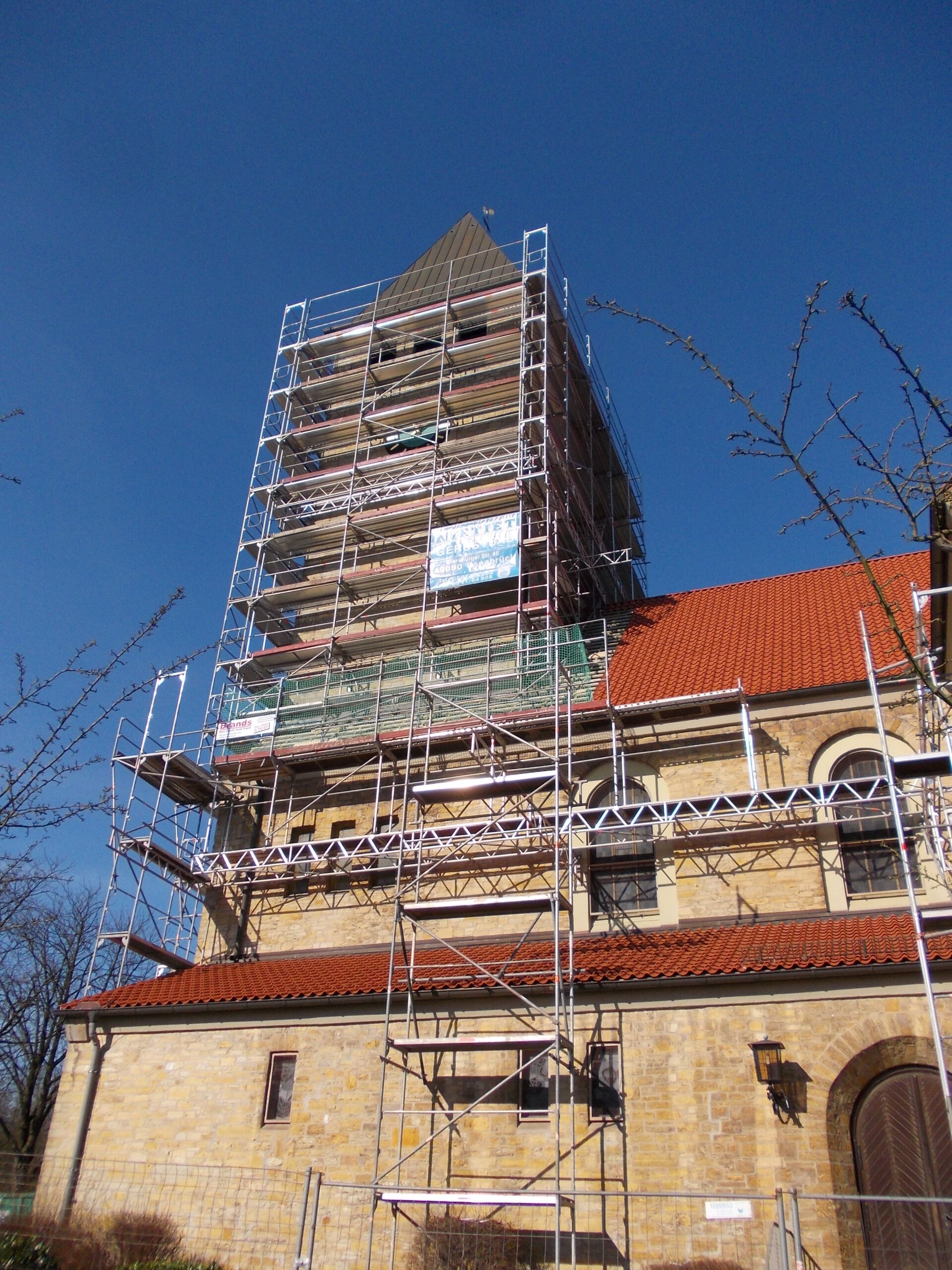 Nietiet Gerüstbau – Rosenkranzkirche Osnabrück
